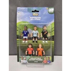 PMI SuperGoal All Stars Soccer Action Figures 5-Pack Boxed Mbappe